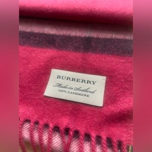 Authentic Burberry cashmere scarf. Never worn